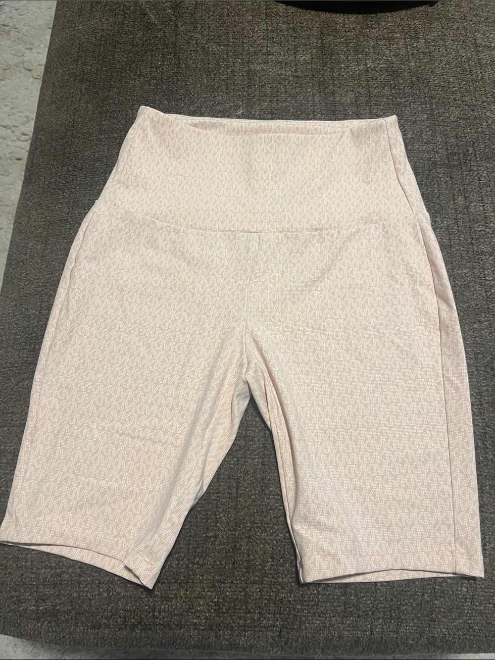 Michael Kors Light Pink High Waist Bike Shorts
